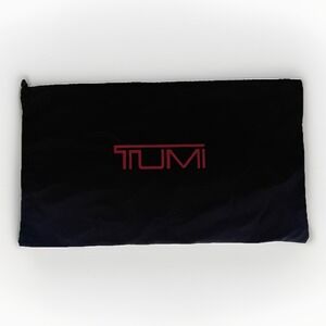 Tumi Drawstring Travel Laundry Dust Bag Black 29x17 Nylon